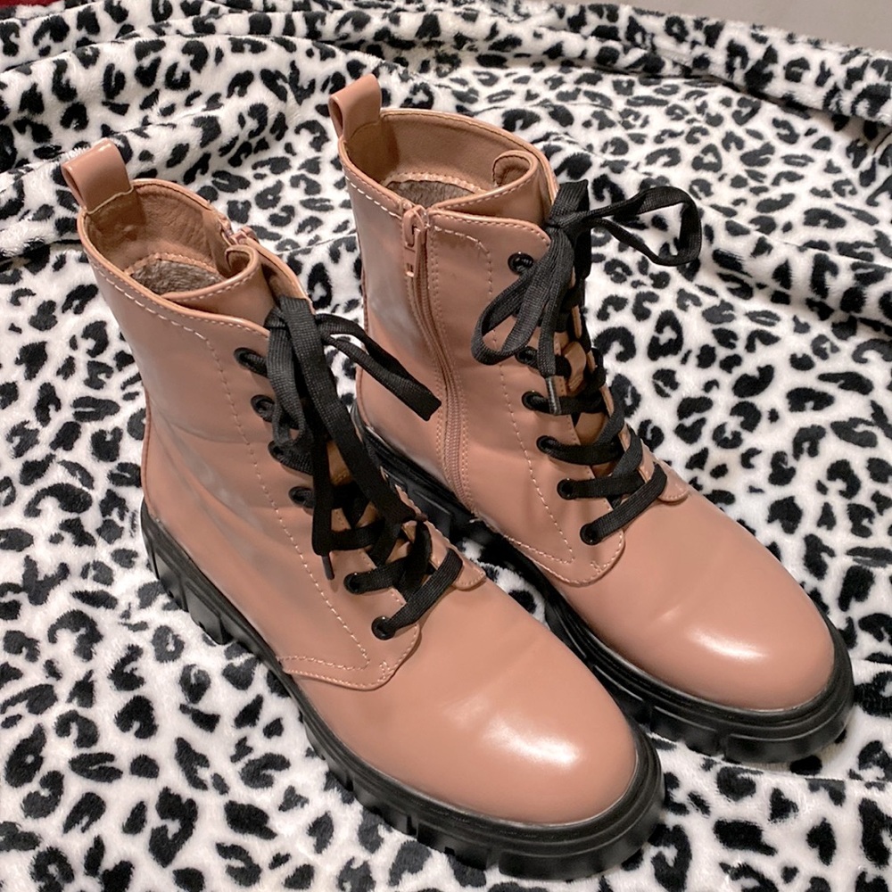 Pink boots